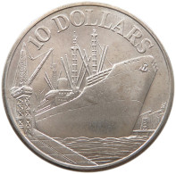 SINGAPORE 10 DOLLARS 1975  #alb064 0111 - Singapour