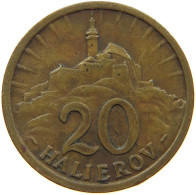 SLOVAKIA 20 HALIEROV 1940  #s078 1063 - Eslovaquia