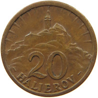SLOVAKIA 20 HALIEROV 1940  #s078 1067 - Eslovaquia