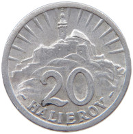 SLOVAKIA 20 HALIEROV 1942  #s074 0255 - Slovaquie