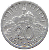 SLOVAKIA 20 HALIEROV 1942  #s074 0219 - Eslovaquia