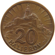 SLOVAKIA 20 HALIEROV 1940  #s036 0895 - Slovaquie