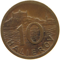 SLOVAKIA 10 HALIEROV 1939  #c022 0681 - Slovaquie