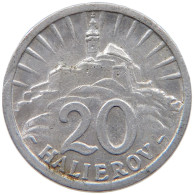 SLOVAKIA 20 HALIEROV 1942  #c016 0731 - Slowakije