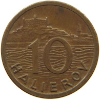 SLOVAKIA 10 HALIEROV 1939  #a086 0103 - Eslovaquia