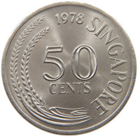 SINGAPORE 50 CENTS 1978  #s065 0103 - Singapur