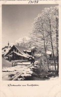 D7377) Wintermotiv Aus SAALFELDEN - Verschneite Häuer U. Bäume - Saalfelden