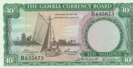 GAMBIA - 10 Shillings Nd./1965-1970  P-1 UNC - Gambia