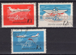 S7225 - RUSSIE RUSSIA AERIENNE Yv N°115/17 - Oblitérés