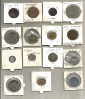 Monnaie, LOT DE 15 MONNAIES, 2 Scans, Frais Fr 4.75 E - Mezclas - Monedas