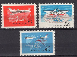 S7269 - RUSSIE RUSSIA AERIENNE Yv N°115/17 ** - Nuevos