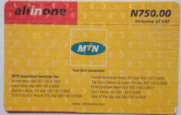 Nigeria MTN  N750.00 Prepaid - Nigeria