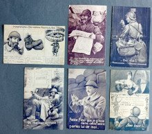 MILITAIRES 14/18 - Lot De 6 Cartes Humoristiques - Sammlungen & Sammellose