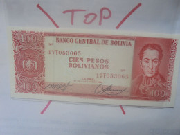 BOLIVIE 100 BOLIVIANOS 1962 Neuf (B.31) - Bolivia