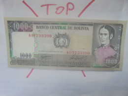 BOLIVIE 1000 PESOS BOLIVIANOS 1982 Neuf (B.31) - Bolivien