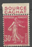 SEMEUSE  N° 191 Pub EVIAN NEUF** LUXE  SANS CHARNIERE  / Hingeless / MNH - Nuevos