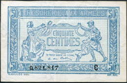 50 Centimes Trésorerie Aux Armées 1917, Lettre C, N° 821817 - 1917-1919 Army Treasury