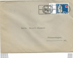236 - 24 - Enveloppe Avec Timbre Pro Patria Et Oblit Mécanique "75 Jahre Otthmarbahn 1957* - Brieven En Documenten