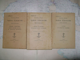 Bulletins Officiel De La Marine Marchande 3 Numéros 17,28,33 - Lotti E Stock Libri