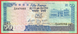 Ile Maurice - Billet De 50 Rupees - Non Daté (1986) - P37a - Maurice