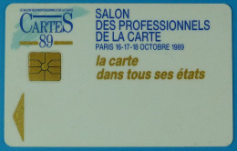 FRANCE - Gemplus Chip - Smartcard - Cartes '89 - Exhibition - Used - Other & Unclassified