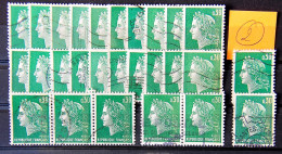 France 1969 - Marianne De CHEFER N° 1611 - Lot De 25 Timbres - 1967-1970 Marianne Of Cheffer