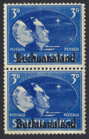 BECHUANALAND PROTECTORATE 1945 KGV 3d Deep Blue & Blue, Vertical Pair Victory SG131 MH - 1885-1964 Protectoraat Van Bechuanaland