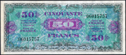 RARE 50 Francs Drapeau 1944, Sans Série, N° 060115757 - 1944 Vlag/Frankrijk