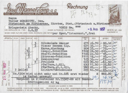 Josef MANNER & Comp A.G. Chocolade Manner Wien 9 Août 1952 - 1900 – 1949