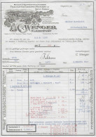 MILITÄR - KONSERVEN - FABRIK 1957 C. WENGER KLAGENFURT - Faktura - Oostenrijk