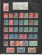 ALGÉRIE - Ex. Colonie -- Entre Les N° 173 Et N° 204 De 1942/1944 - 38 Timbres Divers . Neuf *  &  Oblitérés - 2 Scan - Autres & Non Classés