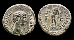 Antonia Minor, Augusta AE Dupondius Claudius Standing Facing - The Julio-Claudians (27 BC To 69 AD)