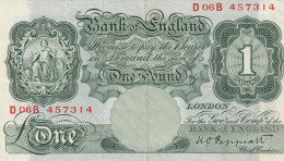 GREAT BRITAIN - 1 Pound  ND/1948-1960 P-369a VF - 1 Pound