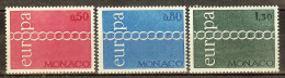 MONACO N°863/865** (Europa 1971) - COTE 16.00 € - 1971