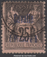 25c Sage Cavalle Oblitéré TB (Dallay N° 4, Cote 23€) - Used Stamps