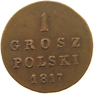 POLAND GROSZ 1817 IB Alexander I. 1801-1825. #t018 0199 - Pologne