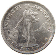 PHILIPPINES 20 CENTAVOS 1938  #a033 0555 - Filipinas