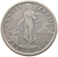 PHILIPPINES 20 CENTAVOS 1921  #a033 0545 - Filipinas