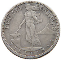 PHILIPPINES 20 CENTAVOS 1917  #a033 0543 - Filippijnen