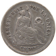 PERU DINERO 1875  #t092 0477 - Pérou