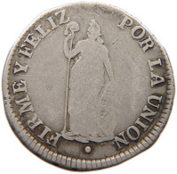 PERU 2 REALES 1827  #t077 0225 - Pérou