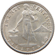 PHILIPPINES US 20 CENTAVOS 1945 D  #t011 0259 - Philippines