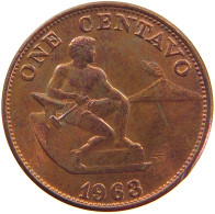 PHILIPPINES CENTAVO 1963  #s062 0337 - Filippine