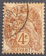 Levant 1902 Type Blanc De France Yvert 12 O Used - Gebraucht