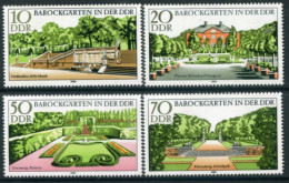 DDR 1980 Baroque Gardens, MNH / **.  Michel 2486-89 - Neufs