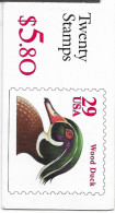 USA Mnh ** Nsc Duck Bird Booklet Sold Far Below Face Value - 1981-...