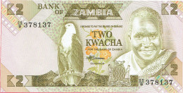 Zambie - Billet De 2 Kwacha - Kenneth Kaunda - Non Daté (1980-88) - P24c - Neuf - Sambia