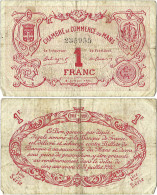 France - BILLET - Chambre De Commerce Du MANS - UN FRANC - 1915 - NEUF -  JP.069.05 - 15-252 - Bons & Nécessité