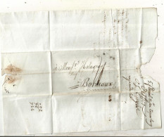 Lettre, Préphilatélie, Précurseurs XIX E Siècle, 1803, 5 Floreal An 11, 25 Avril 1803, Orthez à Bordeaux, 2 Scans - 1801-1848: Précurseurs XIX