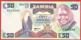 Zambie - Billet De 50 Kwacha - Kenneth Kaunda - Non Daté - P28a - Neuf - Sambia